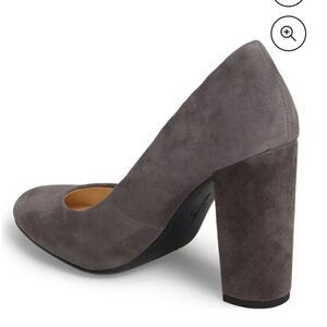 A.NEW DAY ELLORI CHUNKY HEEL PLATFORM SUEDE PUMP